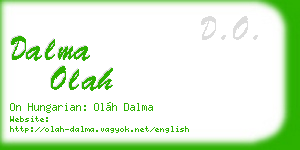 dalma olah business card